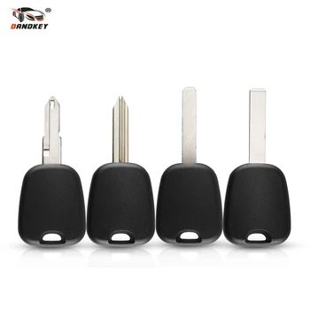 

Dandkey 10pcs Uncut Blank Blade Transponder Auto Car Key Cover Replacement Case For Peugeot 206 207 307 For Citroen C2 No Chip