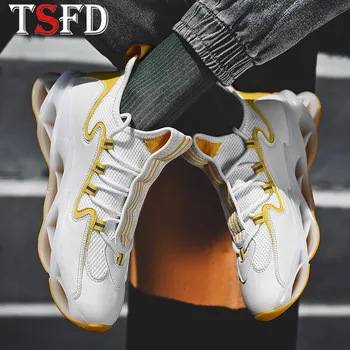 

Hot Sale Men's Shoes Lace Up Men Shoes Sneakers Blade Men's Shoes Sport Running Shoes Man Training Footwear Brand Mens Shoes C2