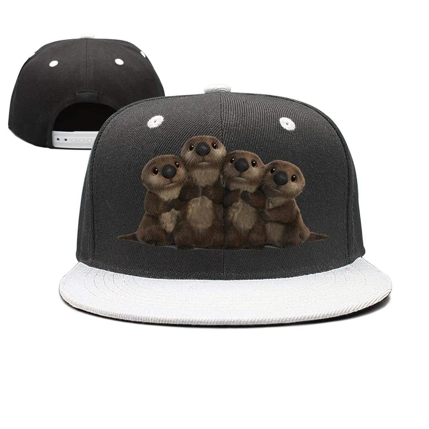 Милые морские выдры стильные бейсболки джинсовые регулируемые шляпы