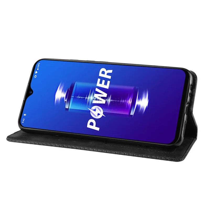 Для UMI umidigi power Case Book Wallet винтажный тонкий магнитная кожа флип-чехол Подставка для карт мягкий чехол роскошные сумки для мобильных телефонов