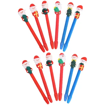 

12pcs Good Nice Lovely Christmas Pens Writing Pen Gel Ink Pen