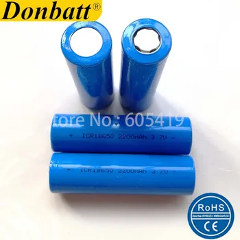 

20pcs /Lot Super quality 3.7V Rechargeable 18650 2200mAh li-ion batteries for LED flashlight power banks and so on