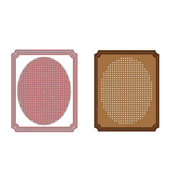 

2pcs/set paper Card border template punch DIY Craft Dies Lace Net Frame Decor Metal stenciles Scrapbooking stamps embossing