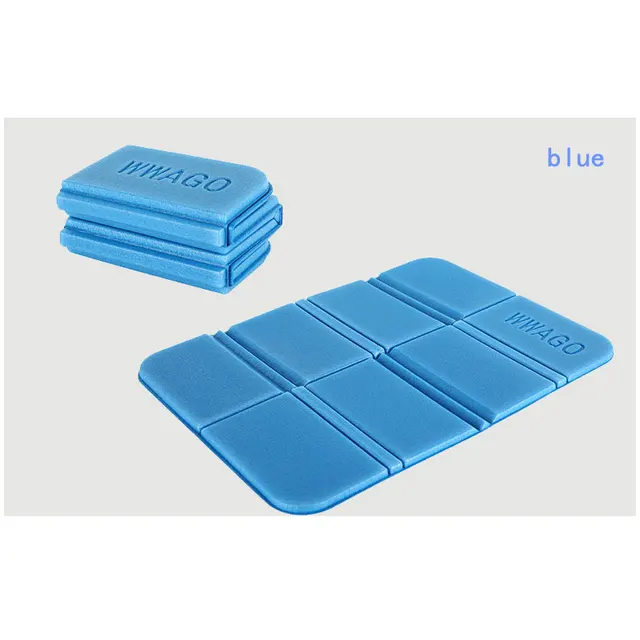 MENFLY Beach Camping Mat Foldable Portable Small Picnic Mats Waterproof  Moisture-proof Pad Outdoor XPE Folding Cushion Blue