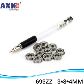 

500pcs high qulality ABEC-5 Z2V2 thin wall deep groove ball bearing 693ZZ 3*8*4 mm