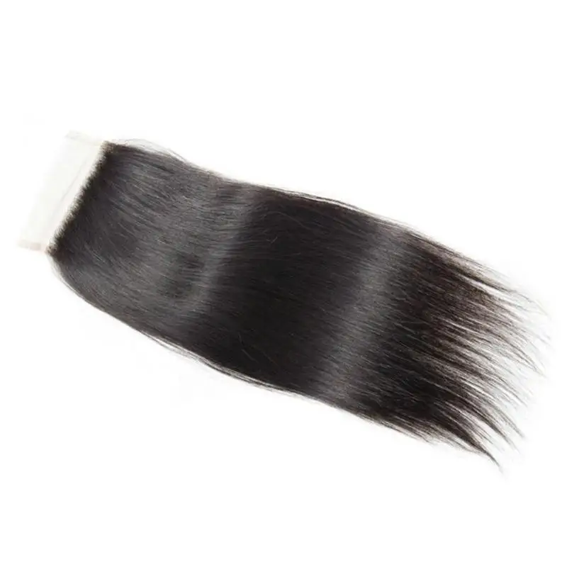 Прямые кружевные закрытые натуральные бразильские человеческие пучки волос для женщин волнистый парик для косплея