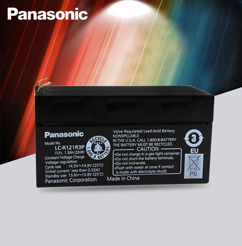Оригинальные аккумуляторные батареи Panasonic 12 в 1 3 Ач свинцово-кислотные для