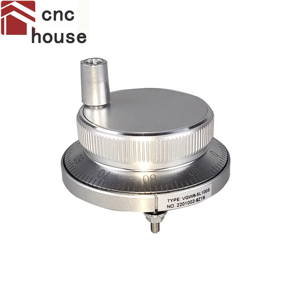 CNC pulse generator handwheel 5V 60mm 100PPR manual pulse generator