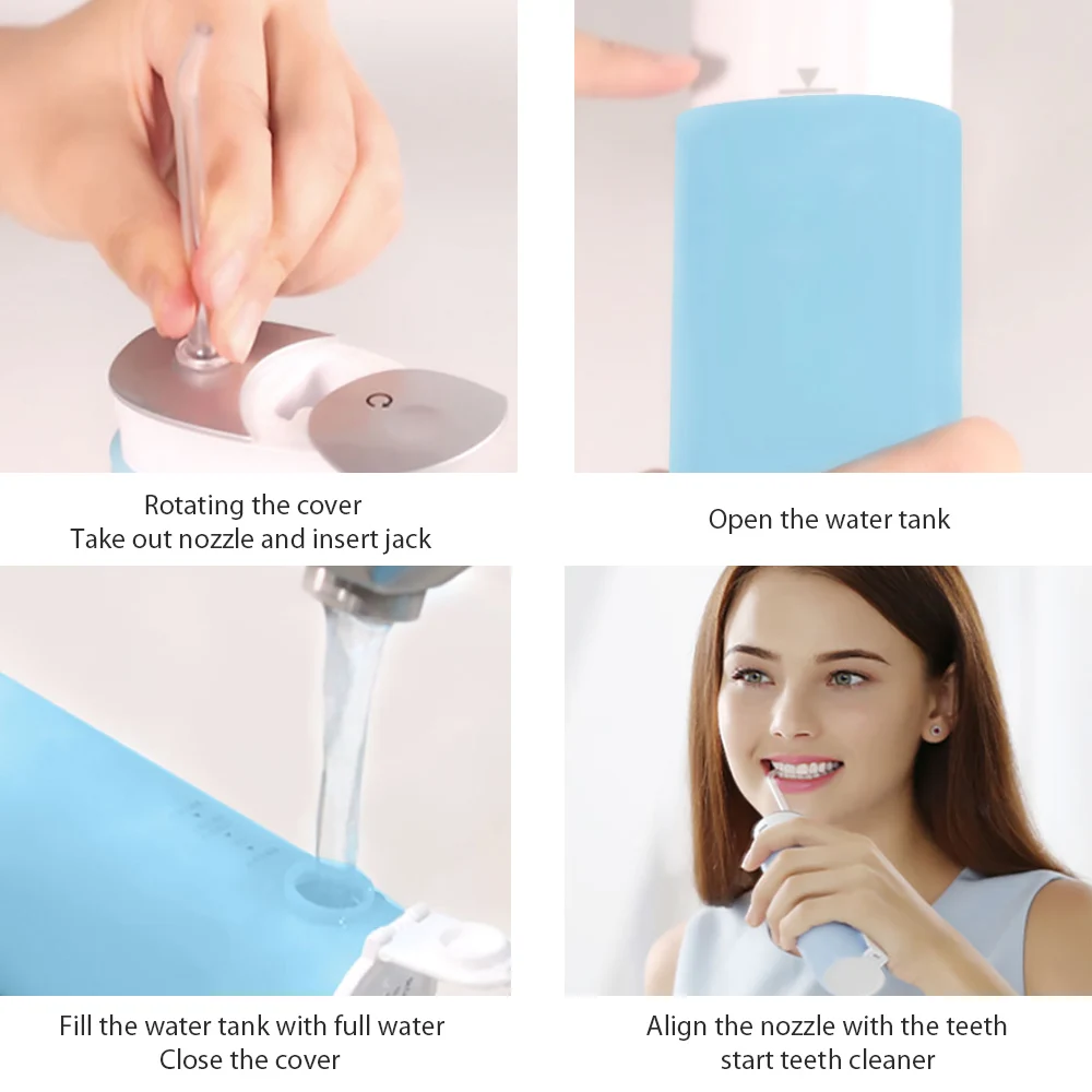 Olypo от Xiaomi Youpin портативная беспроводная водяная нить для чистки зубов Электрический бытовой USB перезаряжаемая водяная нить