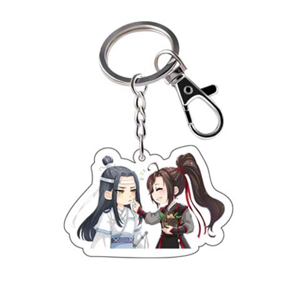 Fujoshi Grandmaster of Demonic mo dao zhu shi Weiwuxian Lan Zhan Portachiavi Брелок с подвеской брелок - Цвет: KEY4780H07