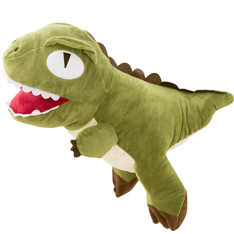 New dinosaur plush toys wholesale postage parent-child games soft hands warm cartoon Tyrannosaurus rex boy birthday gift 45cm