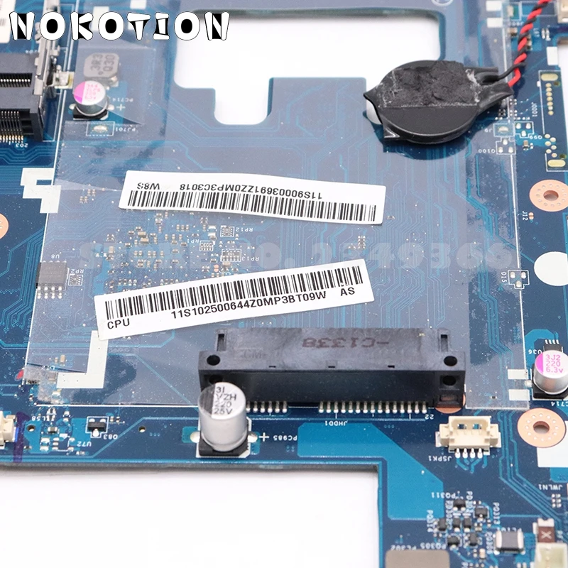 Материнская плата NOKOTION для ноутбука Lenovo IdeaPad G510 11S90003691 VIWGQ /GS LA 9642P материнская GMA HD