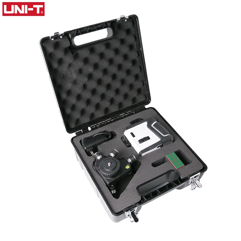 UNI-T LM560G 12 линий 3D Мощный зеленый лазерный уровень 360 горизонтальный вертикальный крест самонивелирующийся уровень измерительный прибор