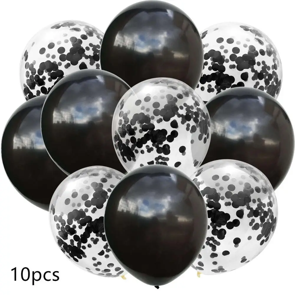 10pcs Новая вампирская девушка с воздушными шарами на день рождения Anniversaire вечерние украшения ужасов на Хэллоуин 40 дюймов фиолетовый Количество шариков детские игрушки Globos - Цвет: 10pcs