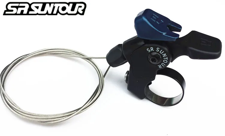 only Switch 1pcs Sr Suntour XCM XCR EPICON RAIDON передняя вилка переключатель дистанционного управления демпферный контроллер демпфирующий провод переключатель управления - Цвет: only Switch 1pcs