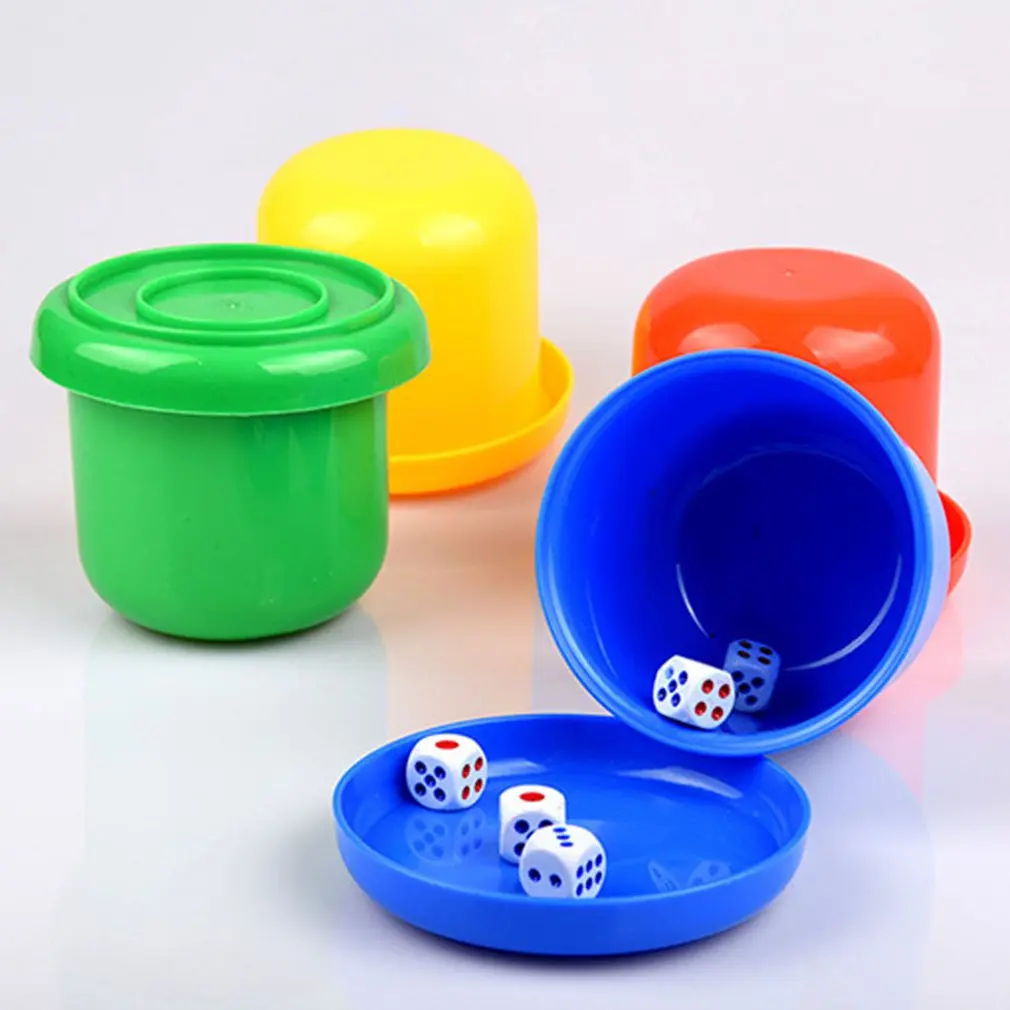 

Thickened Bottom Sifting Bar Pub Games Combination Color Screen Cup Thickening Tap Dice Cup Set