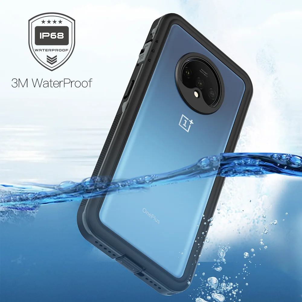 

IP68 Waterproof Underwater Case For Oneplus 7T Case Diving Swim Snow Proof Anti-ice Cover for Oneplus 7T 360 Degree Full Coque