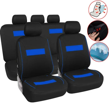 

Front Rear Car Seat Cover Universal Car Seat Protector for Skoda Ssangyong Actyon Korando Kyron Rexton