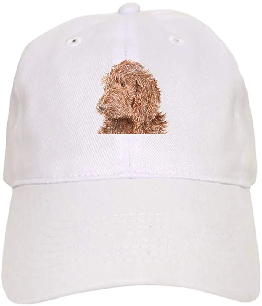 Бейсбольная кепка с шоколадным лабраддлем 5