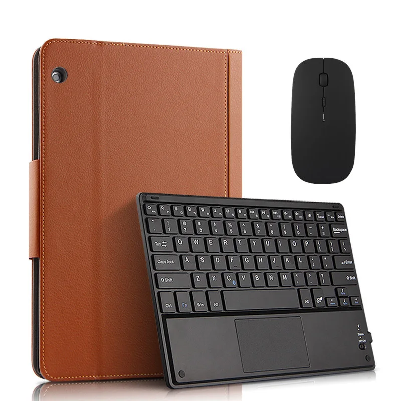 Brown and Mouse Чехол для lenovo Tab M10 TB-X05L TB-X605F TB-X605I, 10,1 дюймов, для планшета, магнитно отстегивающийся чехол с клавиатурой Bluetooth - Цвет: Brown and Mouse