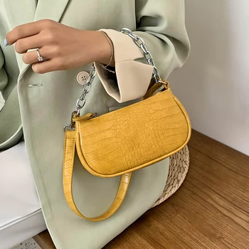 

NEW Original Design Fashion Stone Pattern Armpit Bag Elegant Chain Handbag Crossbody Bag Shoulder Bag Width 20.5cm Height 11cm