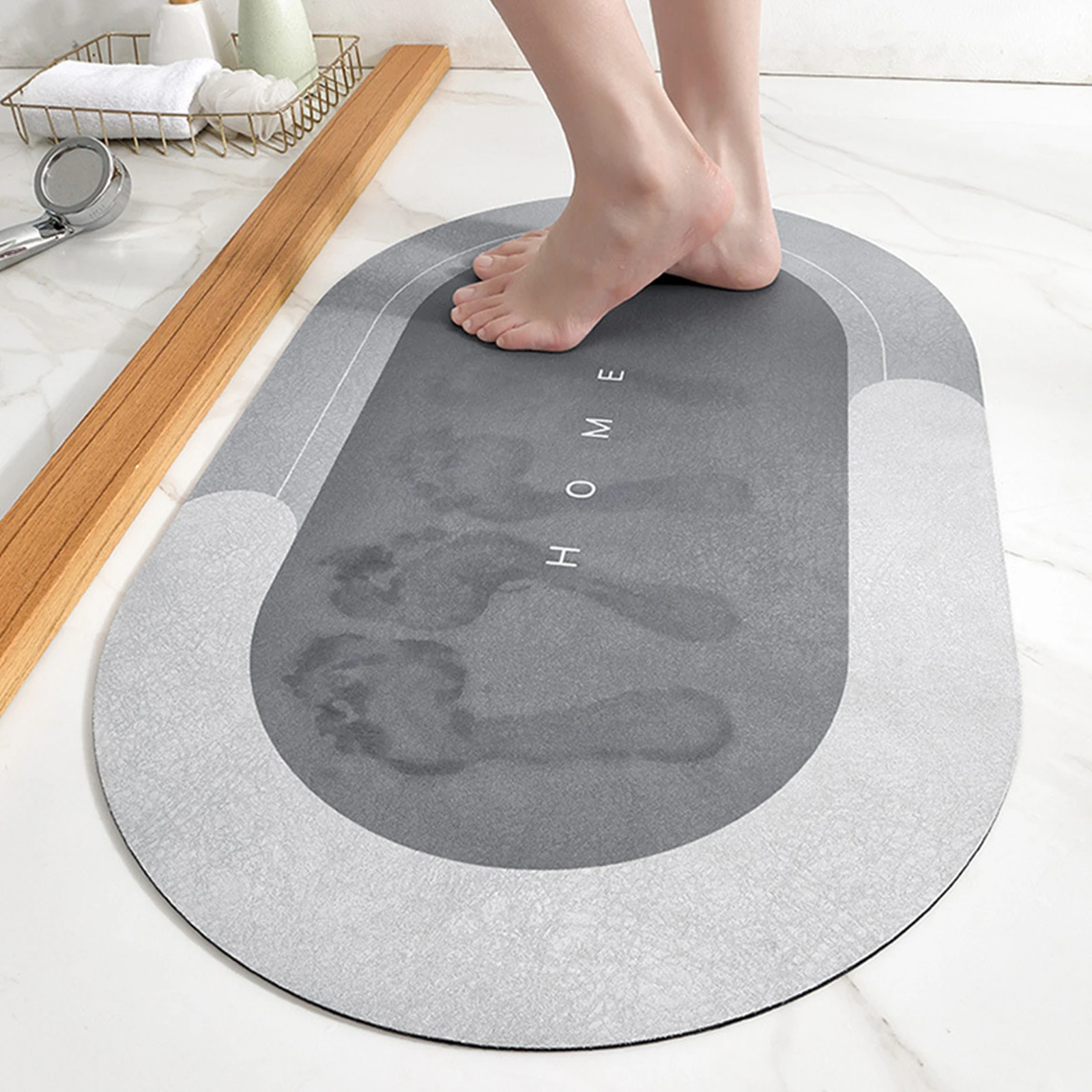 Napa Skin Super Absorbent Bath Mat Quick Drying Bathroom Carpet Modern