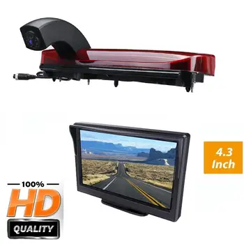 

HD 3rd Brake Light Camera 170°Back Reversing Rear View Camera for FORD TRANSIT CONNECT XLT CARGO VAN Minivan 2014-2017