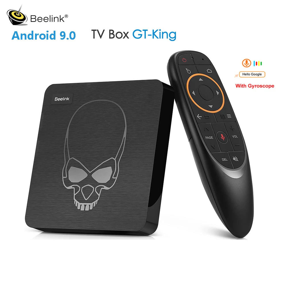 

Beelink GT-King Smart TV Box Amlogic S922X Android 9.0 4GB DDR4 64GB ROM 4K 2.4G&5.8G WiFi 1000Mbps set top box Voice Control