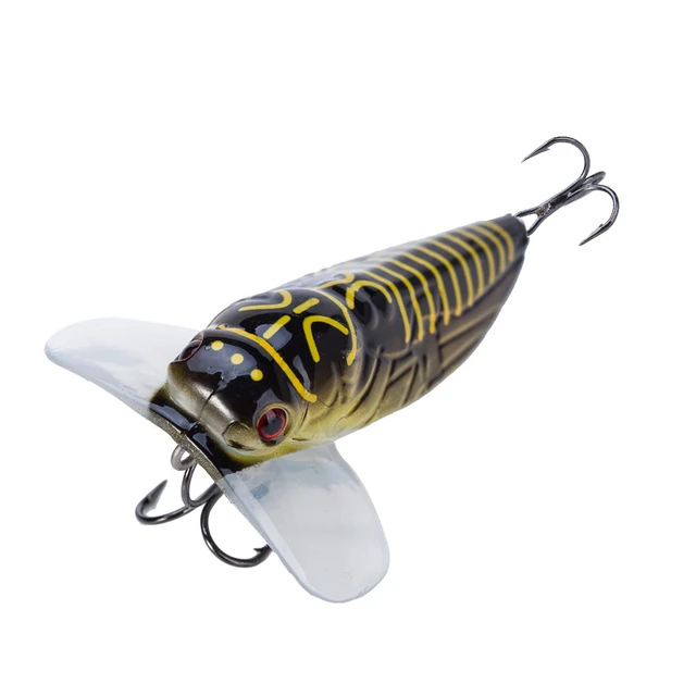 1PCS Fishing Lure Cicada Floating Lscas Artificial Bait 55mm 8.5g