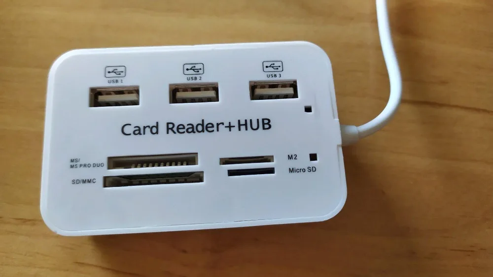 Компьютерные аксессуары микро usb-хаб 3,0 комбо 3 порта сплитер адаптер питания TF/SD/MS/M2 Кардридер Все в одном ПК