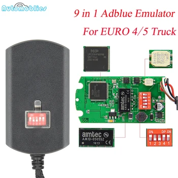 

9 IN 1 AdBlue Emulator System Box AdBlue 9in1 Full Chip for Mercedes/MAN/Scania/Iveco/DAF/Volvo/Renault/Cummins/Ford EURO 4 5