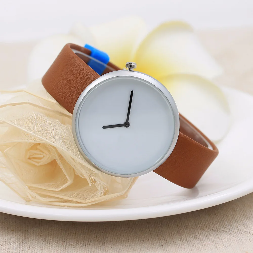 

Solid Color Dial Plastic Watch Strap Watch Women's Casual MEN'S Watch Universal Quartz Watch