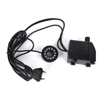

New 1PCS Submersible Fountain Pool Water Pump with 12 Color LED Light Fish Tank Aquarium Fountain Pond Pool Pumps Decoration