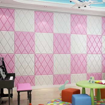 

Wallpaper self-adhesive 3d three-dimensional wall stickers TV background wall anti-collision soft package bedroom wall decoratio