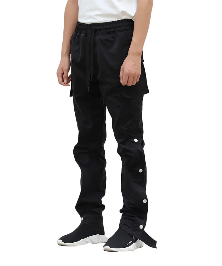 Cargo Pants Men 2020 Kanye Hip Hop Streetwear Jogger Pant Velcro Trousers Gyms Fitness Casual Joggers Sweatpants Men Pants brown sweatpants