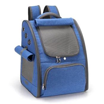 

Pet Dog Cat Carrier Backpack Mesh Breathable Foldable Portable Travel Backpack Carrying Bag Pet Accessories