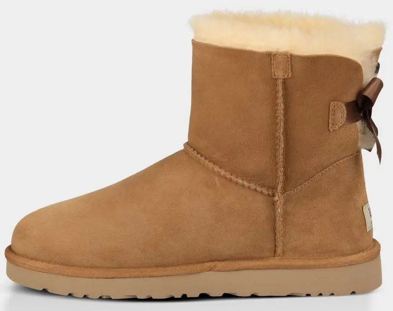 Botas UGG 5062 Original señoras clásico Mini Bailey moño botas 1 cinta Botas  Uggs zapatos de nieve botas de invierno de las mujeres de la clase de piel  caliente - AliExpress Calzado
