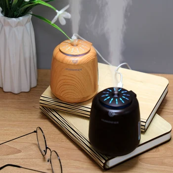 

Air Humidifier USB Ultrasonic Aroma Diffuser Wood Grain 7 LED Light Electric Essential Oil Diffuser for Home Aromatherapy