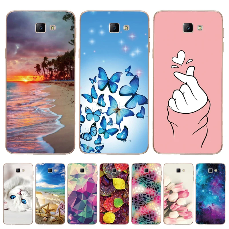 Phone Case For Samsung Galaxy J5 Prime Cover On5 2016 Silicone Funda G570 G570F | Мобильные телефоны и аксессуары