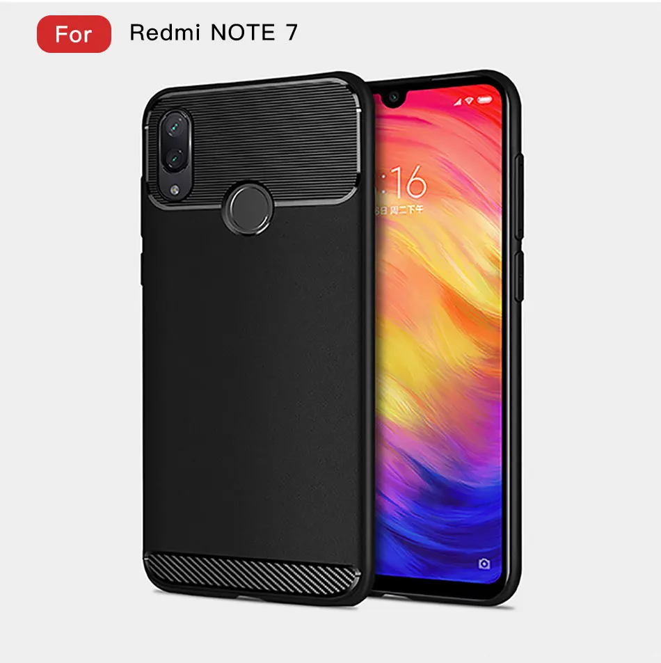 !ACCEZZ Luxury Matte Phone Case For Xiaomi Redmi Note 7 Protection Back Cover Anti-knock Thin For Redmi Note 7 Soft Shell Cases (15)