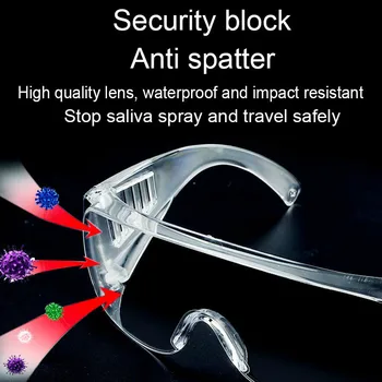

Wholesale Anti Drool-proof Goggles Anti Virus Glasses Unisex High Definition Fog Blocking Anti-dust Droplets Adjustable Eyewear