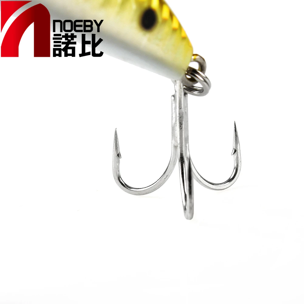 NOEBY NBL 9498 Minnow 80 мм-25 г плавающая 0-1,5 м искусственная рыболовная приманка Кривошип для окуня щуки Walleye