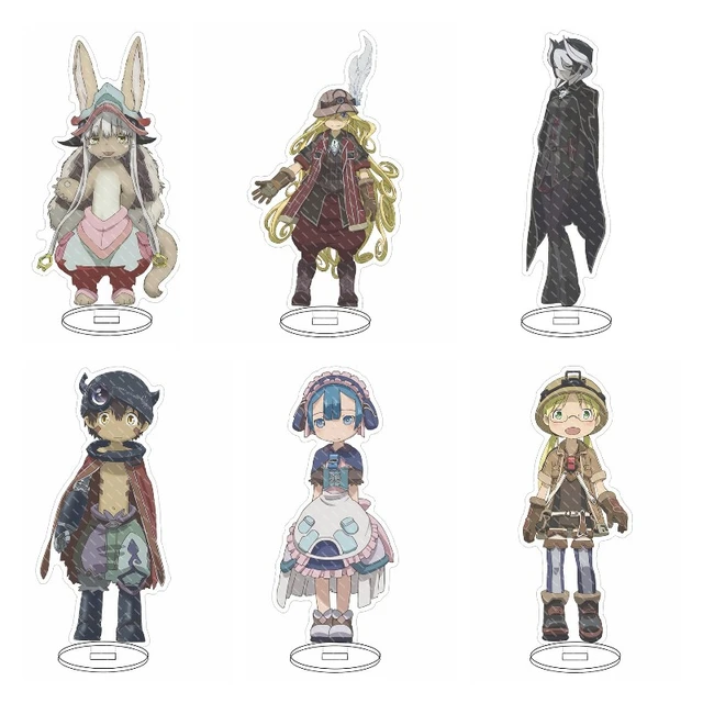 2023 NEW Anime Made In Abyss Riko Nanachi Faputa Mini Action Figure Doll  Model Plate Cosplay Toy for Acrylic Stand Gift