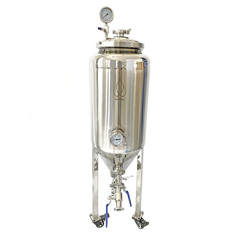

35L Home Brew 2 Bar Conical Beer Fermentation Tanks Micro Brewery Fermentation Tank. Wine fermenter Stainless Steel 304