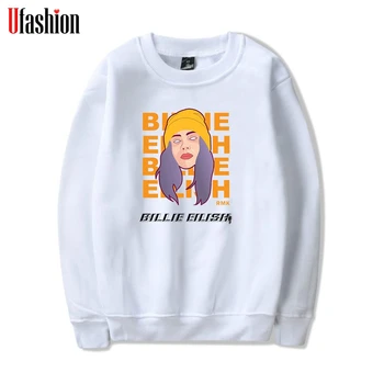 

Billie Eilish Hoodie Sweatshirt Round Neck Snake Billy Harajuku Sweatshirt Long Sleeve Capless Fashion Lady Spring Clothing Tops