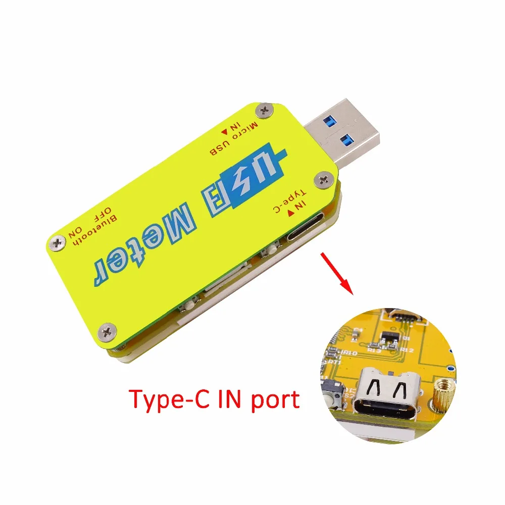 UM34/UM34C UM24/UM24C UM25/UM25C цветной ЖК дисплей usb тестер напряжения измеритель тока