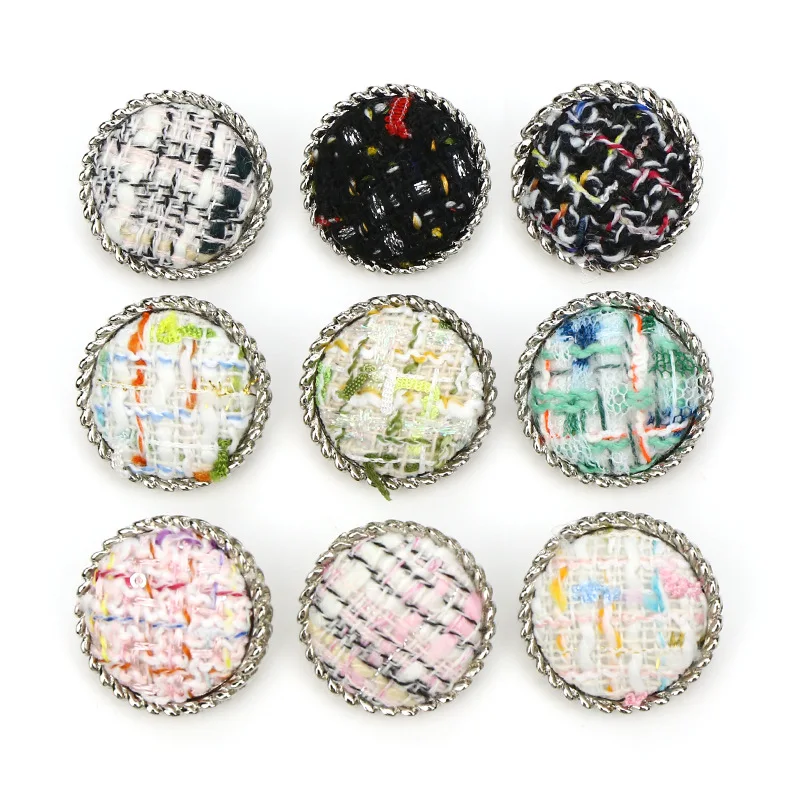 2 pcs new hit color grade woven metal button suit coat composition Button Button DIY Sew sweater M-02