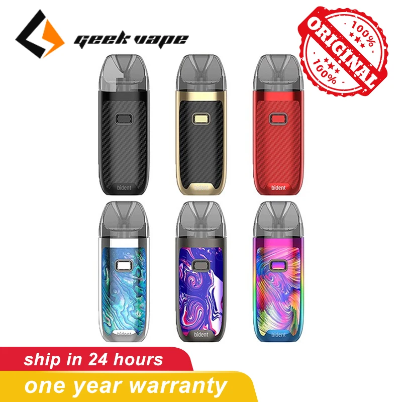 Оригинальный GeekVape Bident вейп Pod система 950mAh встроенный аккумулятор и 3 5 мл/2 мл