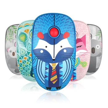 

Cartoon Mouse Wireless 2.4G Mice Cute Ergonomico Mouse Cherry Wheel PC Mouse Mute Key Silent Mause for Laptop Computer Mac