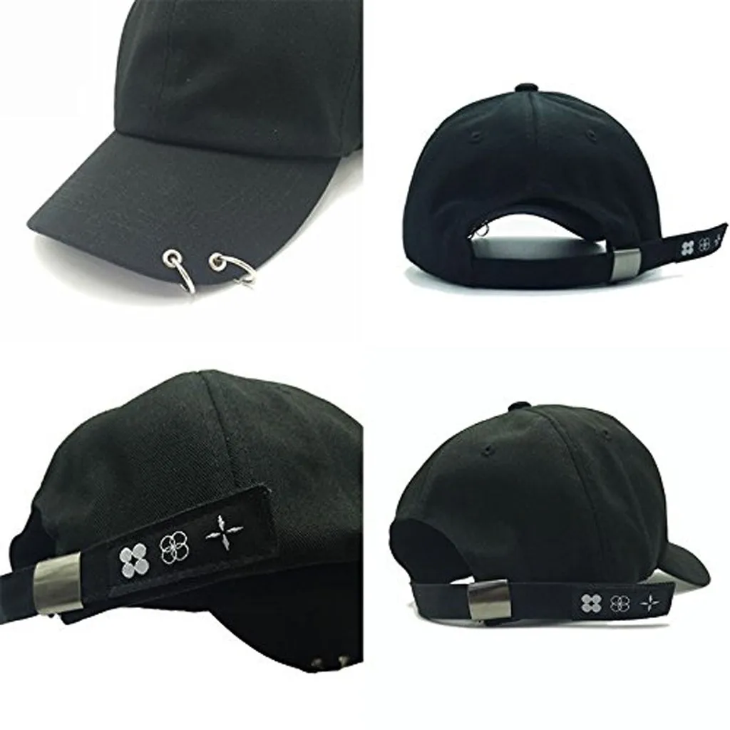 Унисекс Kpop Snapback Бейсболка крылья Тур джимин железные кольца шапки любовь себя бейсболка мода gorra hombre Твердые czapka